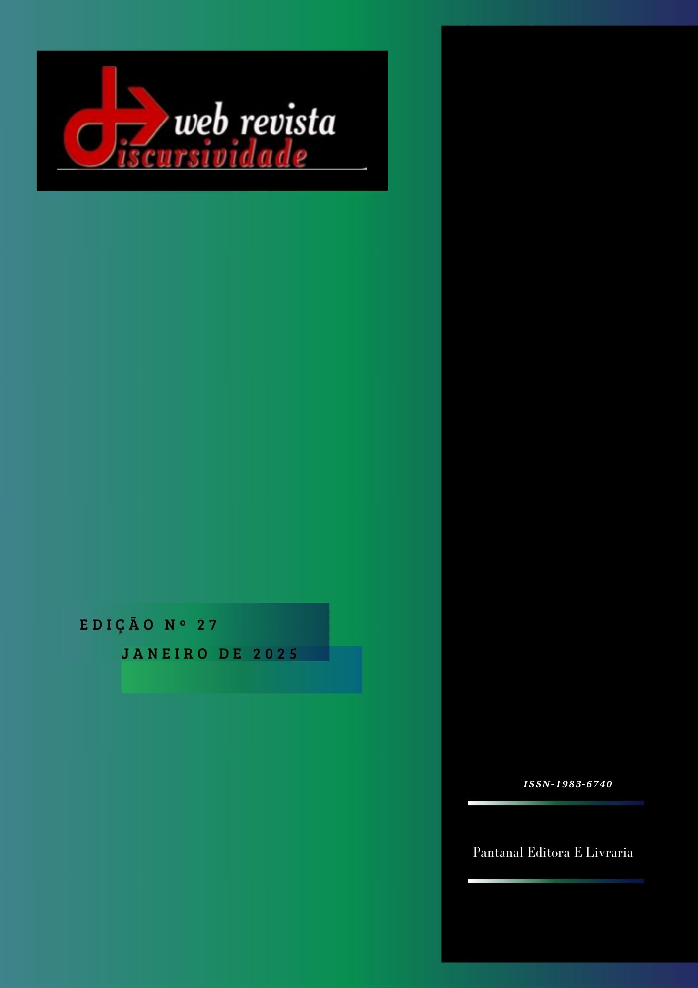 Capa web revista discursividade edição 27